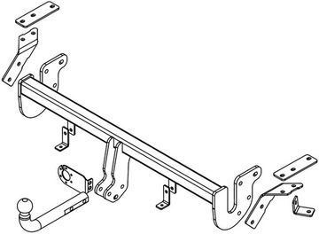 ZAŘÍZENÍ(HÁK) HOLOWNICZY+MODUL7PIN PEUGEOT 4008 CROSSOVER 2WD 4WD AWD 4X4