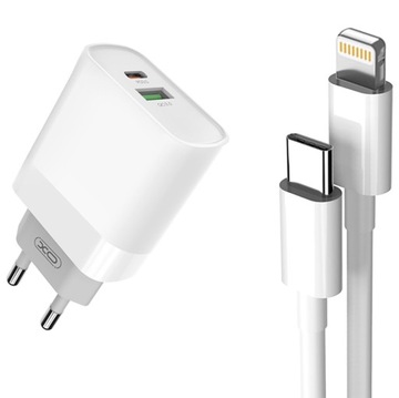 SZYBKA Ładowarka sieciowa USB-C Lightning PD