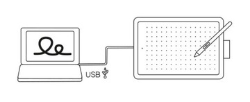 Графический планшет Wacom One By Wacom M CTL-672N