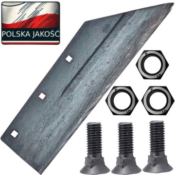 LEMIESZ KLEPANY DO PŁUGA 2 i 3 SKIBOWEGO PŁUG POLSKI + ŚRUBY 3 OTWOROWY