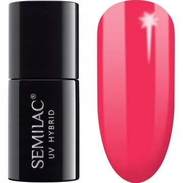 SEMILAC LAKIER HYBRYDOWY 571 NEON STRAWBERRY 7ML