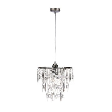 LAMPA wisząca KRYSZTAŁKI żyrandol 1X E27 ARMO