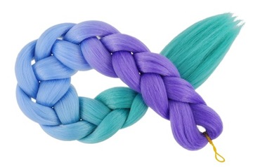 WŁOSY SYNTETYCZNE PROSTE KOLOROWE WARKOCZE 3K.088