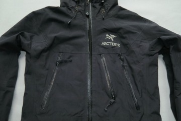 Arc'teryx kurtka czarna windbreaker alpha gore-tex