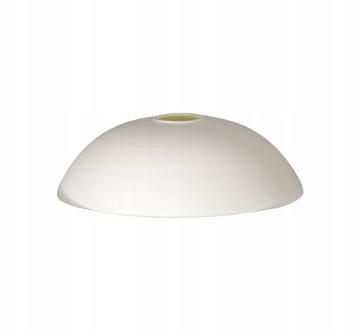 Klosz Do Lampy Szklany Szeroki Spodek Ecru E27