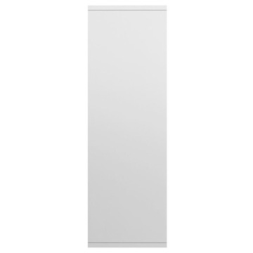 vidaXL Книжный шкаф/шкаф глянцевый белый 50x25x80 см