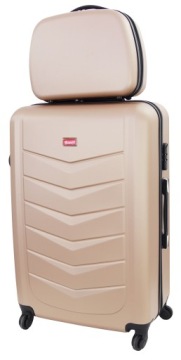 WALIZKA ZESTAW DUŻA XXL + KUFEREK BAGAŻ 602