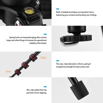 Andoer Q160H Портативный штатив для фотоаппарата