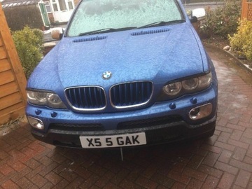 Brewki BMW X5, E53 /// Białe // Пластик // ABS ///