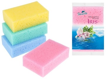 GĄBKA KĄPIELOWA MYJKA DO MYCIA KĄPIELI MASAŻU SPA MIX KOLORÓW