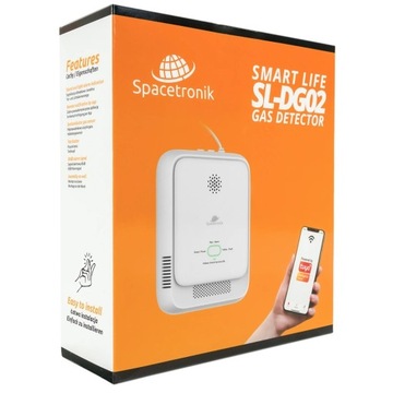 ДАТЧИК ПРИРОДНОГО ГАЗА МЕТАНА БЕСПРОВОДНОЙ ДЕТЕКТОР WI-FI ДЕТЕКТОР TUYA ALARM