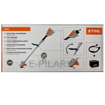ИГРУШКА-АККУМУЛЯТОРНАЯ ЩЕТКА STIHL + БЕСПЛАТНО!
