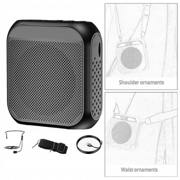 Портативный усилитель голоса Portable Voice Black