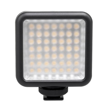 ZESTAW 3w1 DO VLOGOWANIA STATYW uchwyt do smartfona Lampa diodowa 49 LED