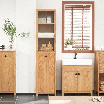 Купить Шкаф под умывальник Ванная под дерево за дверью BZR98-N