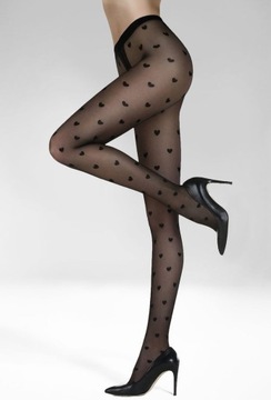 КОЛГОТКИ GATTA HEART FUNNY 08 2-S NERO