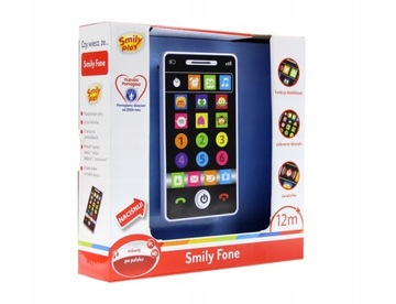 DOTYKOWY TELEFON EDUKACYJNY SMILY FONE SMILY PLAY