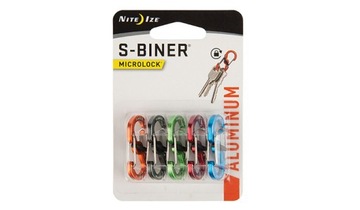 Karabinek Nite Ize S-Biner MicroLock Aluminum - 5