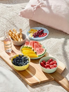 Zestaw naczyń dla dzieci 36 szt Plastikowe Komplet