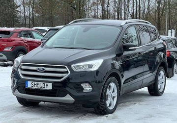 Ford Kuga II SUV Facelifting 2.0 TDCi 150KM 2019 Ford Kuga 2.0TDCI 150KM Xenon Led Klima Navi Pol Skora Parkasist PO OPLATA, zdjęcie 1