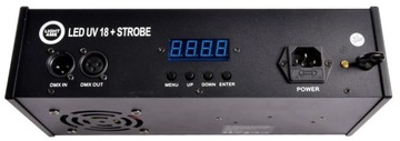 Отражатель + стробоскоп LIGHT4ME LED UV 18x3W