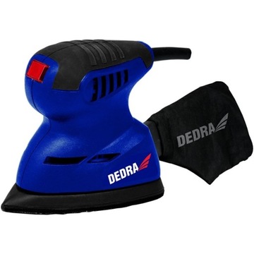 Szlifierka oscylacyjna delta DEDRA DED7941 125W, 140x140x80mm, 3m przewód