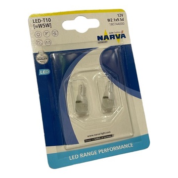 W5W LED NARVA RANGE POWER 6000K ŻARÓWKA 2 SZT