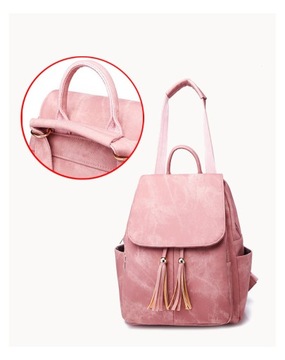 РЮКЗАК ЖЕНСКИЙ, СТИЛЬНЫЙ КОМПЛЕКТ, ЦВЕТА