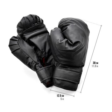 Комплект Боксерский мешок регулируемый стоя + перчатки Метеор 125-145 см