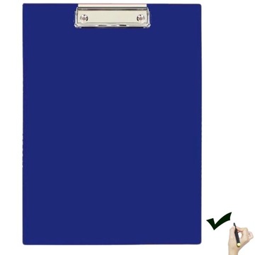 PODKŁADKA podkład do pisania z klipsem DESKA Biurfol A4 granatowa CLIPBOARD