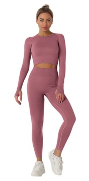 DAMSKI 2-CZĘŚCIOWY DRES FITNESS TRENINGOWY M