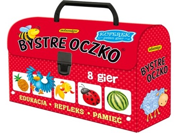 ADAMIGO Edukacyjna Gra BYSTRE OCZKO Kuferek