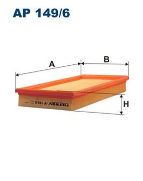 2× FILTRON AP 149/6 FILTR VZDUCHU