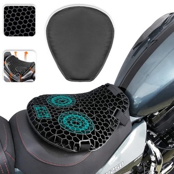 NAKŁADKA MOTOCYKLOWA ŻELOWA PODUSZKA ABSORPCJA WSTRZĄSÓW KOMFORT