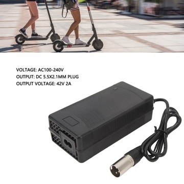 ЗАРЯДНОЕ УСТРОЙСТВО XLR ДЛЯ ЭЛЕКТРИЧЕСКОГО ВЕЛОСИПЕДА ЗАРЯДНОЕ УСТРОЙСТВО ДЛЯ БЫСТРОЙ ЗАРЯДКИ 42 В 4 А