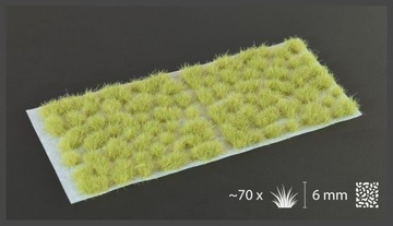 Grass tufts - 6 mm - Light Green (Small)