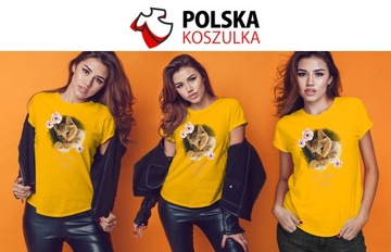 KOSZULKA DAMSKA KOBIECA T-SHIRT KOT KOTKI KITTY 2XL PREZENT JAKOŚĆ