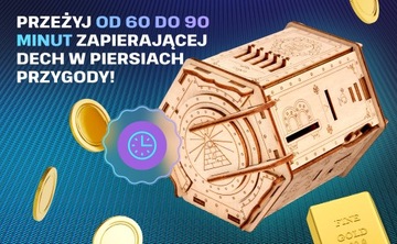 ESC WELT Fort Knox Pro - Деревянная игра для взрослых - Денежный подарок