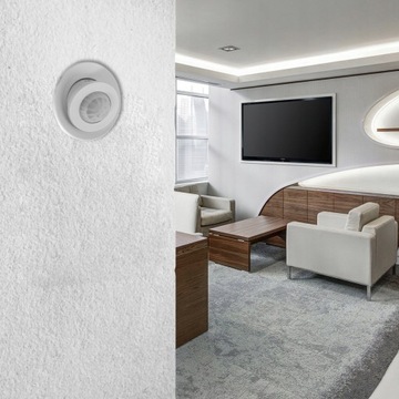 Регулируемый на 180° PIR-светодиодный сумеречный датчик ДВИЖЕНИЯ