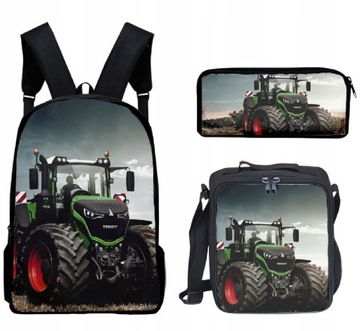 PLECAK TRAKTOR CIĄGNIK ROLNICZE ZESTAW 3W1 A4 NOWY