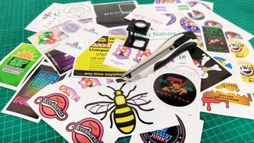 Персонализированные рождественские наклейки, 25 шт.