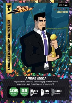 Ограниченная карта Supa Strikas Clash Cards № 178.