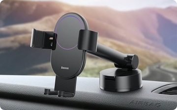 АВТОМОБИЛЬНЫЙ ДЕРЖАТЕЛЬ ТЕЛЕФОНА BASEUS GRAVITY ДЛЯ ПРИБОРНОЙ ПАНЕЛИ, КОКПИТЫ, ОКНА