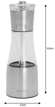 Kinghoff KH4041 ручная двойная мельница для соли и перца
