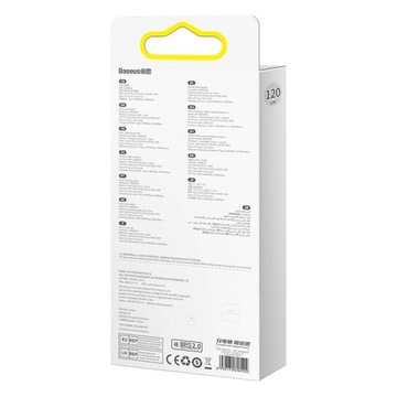ТЕЛЕФОННЫЙ КАБЕЛЬ BASEUS STRONG USB TYPE C LIGHTNING MICRO USB QC 66 Вт 1,2 м