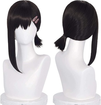 Peruka Anime Cosplay czarna peruka cosplay dla pi