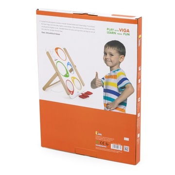 ИГРА НА МАСКИ ДЛЯ ДЕТЕЙ ДЕРЕВЯННАЯ ИГРУШКА ВИГА В МИШЕНЬ