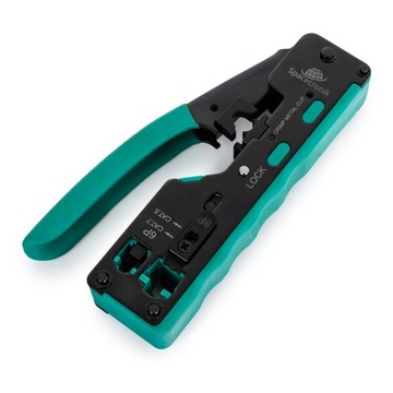 Профессиональный обжимной инструмент для сквозного зачистки изоляции RJ45, набор PT-S02