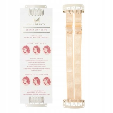 SecretLiftClipsSpinki do włosów lifting BLONDE DUO