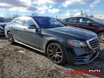 Mercedes Klasa S W222 2018 Mercedes-Benz Klasa S _S560_W222_4Matic_4.0 L_463 km_2018r 4.0 Benzyna